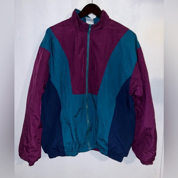 Cheetah Mervyns Vintage 90s Windbreaker‎ Jacket Size Medium - Picture 1 of 9